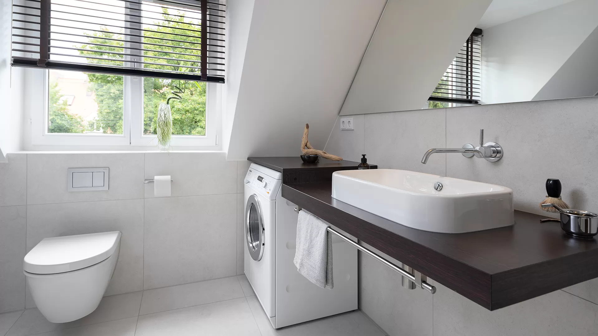 Von der Hans Schramm GmbH saniertes Badezimmer in München